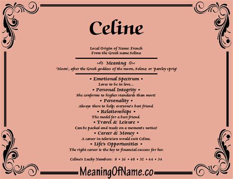 celine meaning in bible|saint celina.